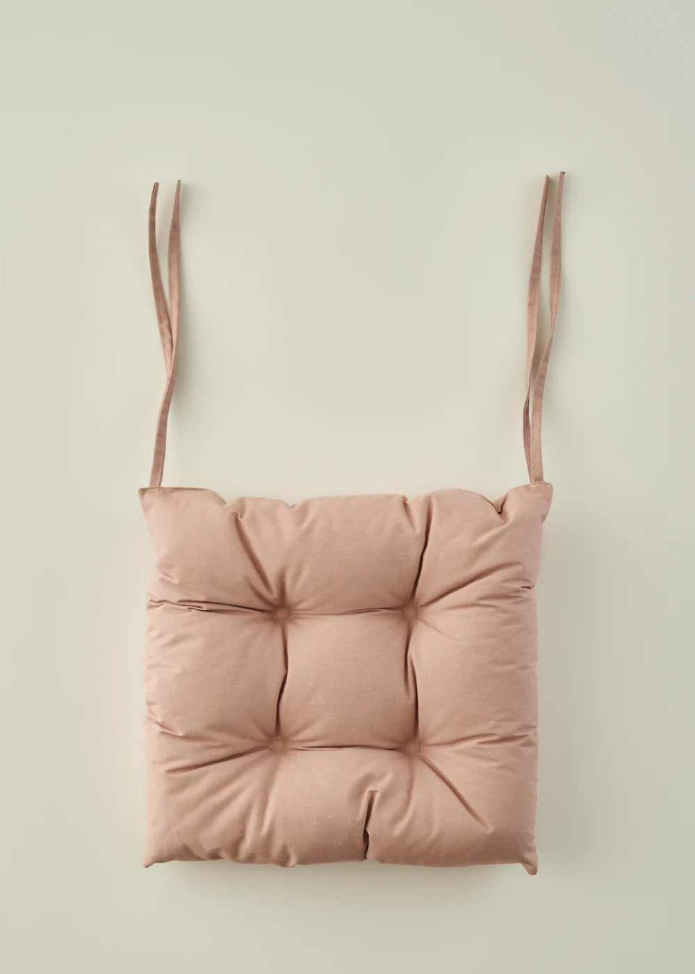 %100 Pamuk Linda Sandalye Minderi Seti 4'lü Bordo (40x40 cm) - BEJ - 40x40 cm - 2