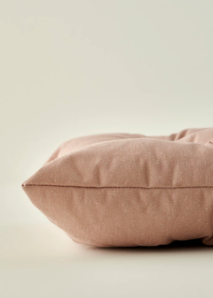 %100 Pamuk Linda Sandalye Minderi Seti 4'lü Bordo (40x40 cm) - BEJ - 40x40 cm - 4