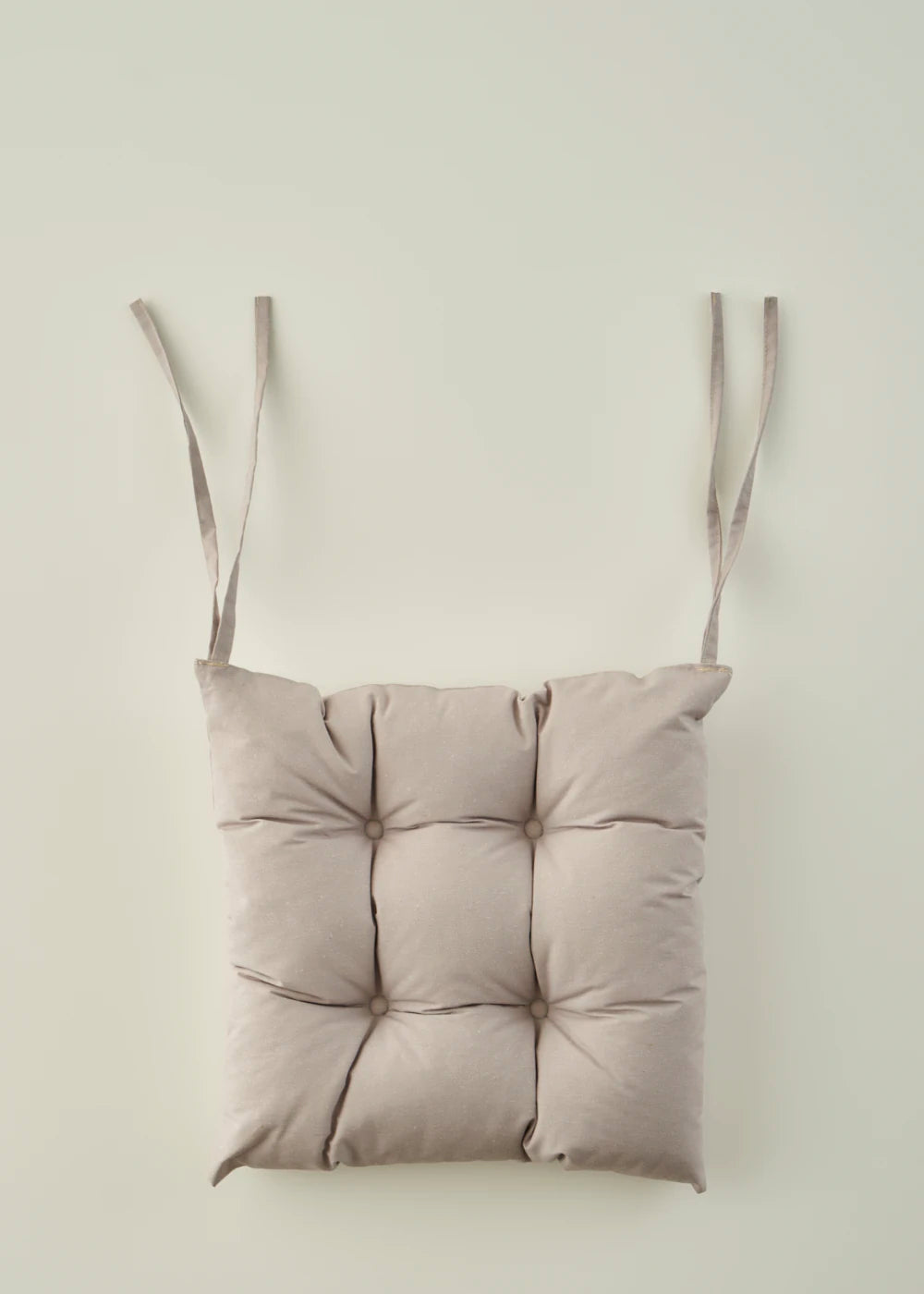 %100 Pamuk Linda Sandalye Minderi Seti 4'lü Bordo (40x40 cm) - KREM - 40x40 cm - 2
