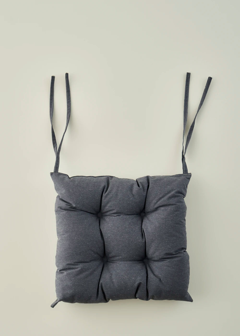 %100 Pamuk Linda Sandalye Minderi Seti 4'lü Bordo (40x40 cm) - ANTRASİT - 40x40 cm - 2