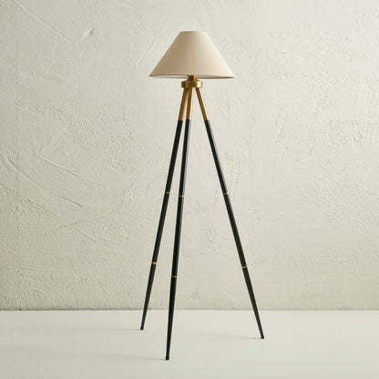 Belvano Siyah-Eskitme Tripod Lambader Siyah (45x143 cm) - 3