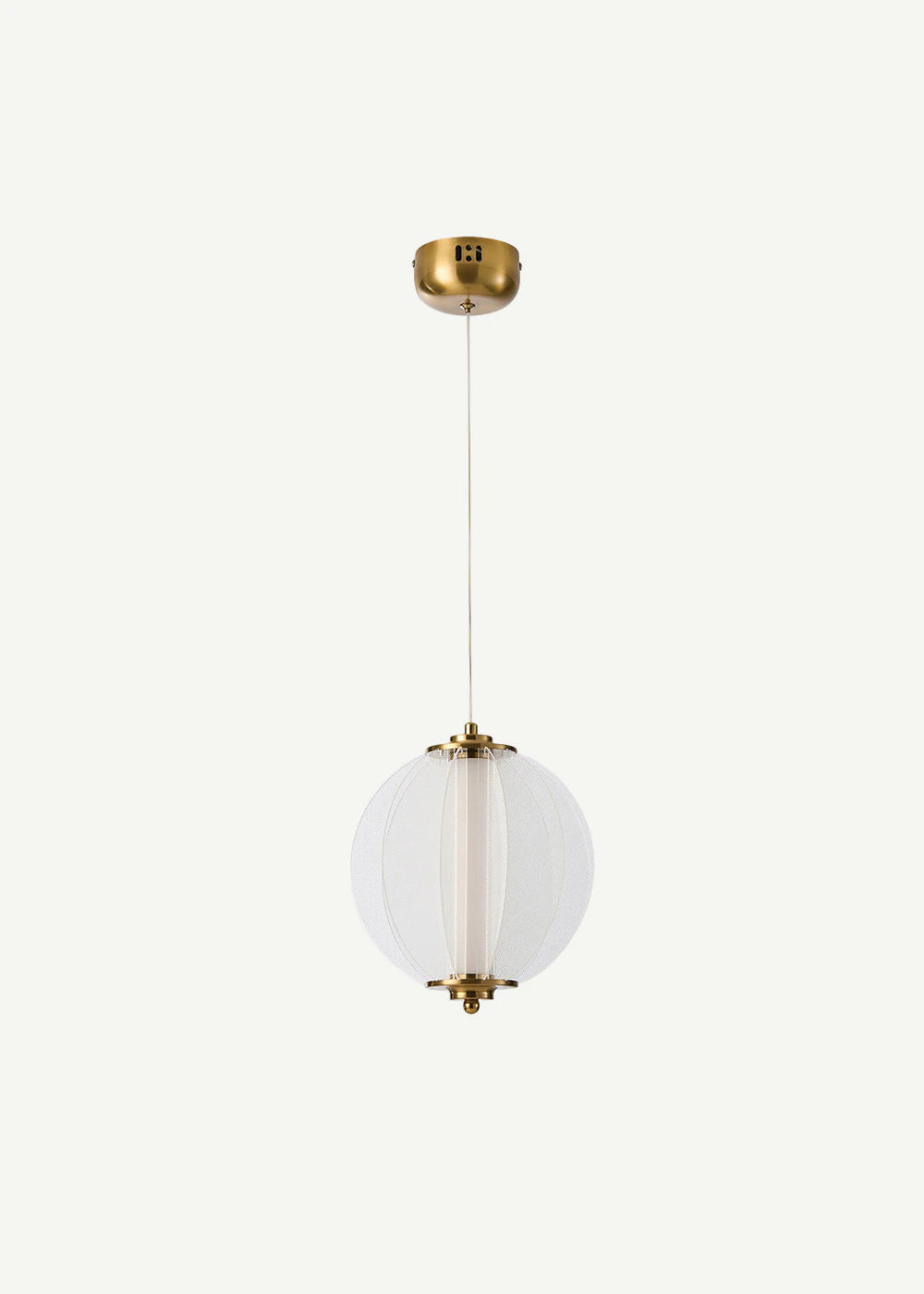 Olvera 18 Watt 3000K Yuvarlak Bakır Tekli Led Sarkıt Avize Eskitme (20x70 cm) - 2