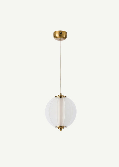 Olvera 18 Watt 3000K Yuvarlak Bakır Tekli Led Sarkıt Avize Eskitme (20x70 cm) - 2