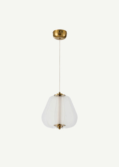 Mavira 18 Watt 3000K Elips Bakır Tekli Led Sarkıt Avize Eskitme (70x25 cm)