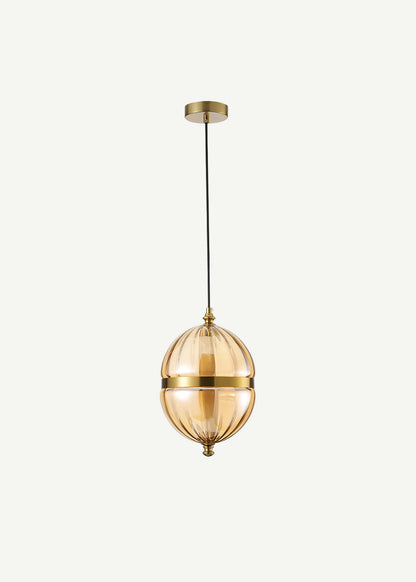 Ivanna 6 Watt 3000K Ledli Bal Camlı Tekli Sarkıt Led Avize (20x70 cm)