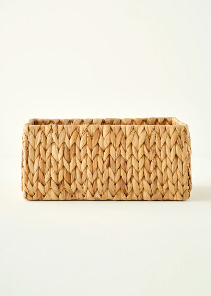 Luna Dikdörtgen Sepet Naturel (35x25x16 cm)