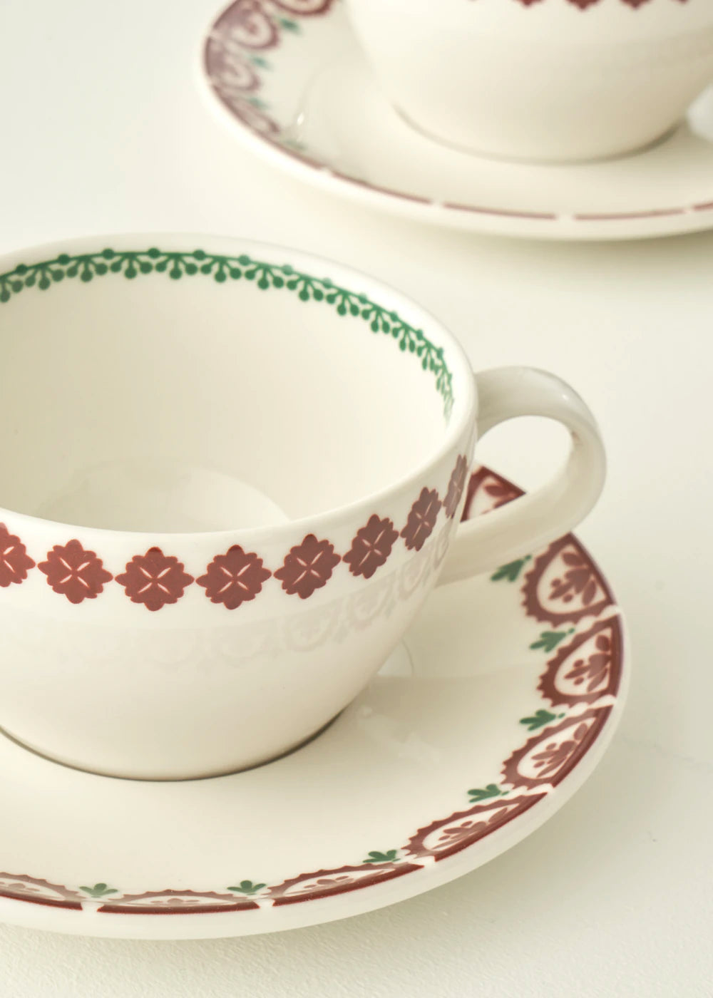 New Year Yılbaşı 2'li Porselen Çay Fincanı Seti (270 cc) - 5