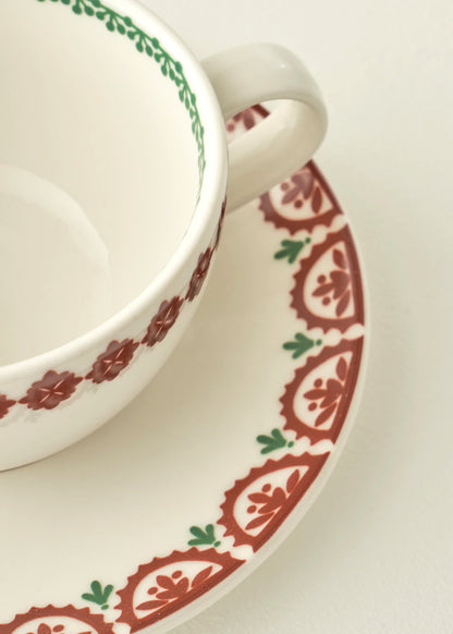 New Year Yılbaşı 2'li Porselen Çay Fincanı Seti (270 cc) - 6