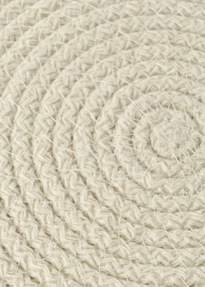 %100 Pamuk Lino Amerikan Servis 4'lü Krem (36 cm)