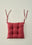 %100 Pamuk Linda Sandalye Minderi Bordo (40x40 cm)