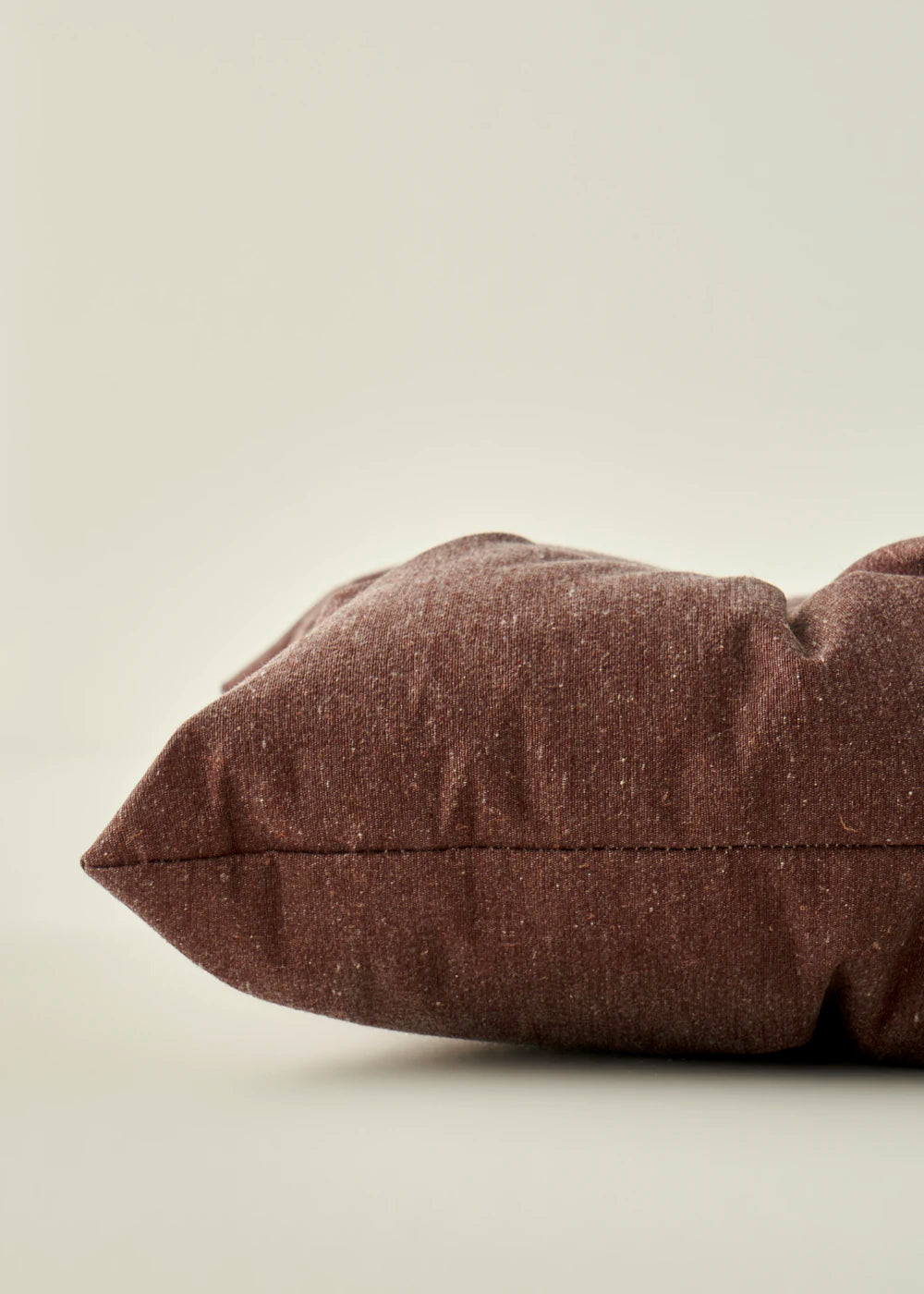 %100 Pamuk Linda Sandalye Minderi Krem (40x40 cm) - KAHVERENGİ - 40x40 cm - 3