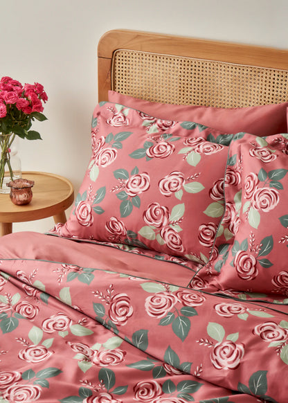 %100 Pamuk Saten Rose - 240x220 cm - MÜRDÜM - 3
