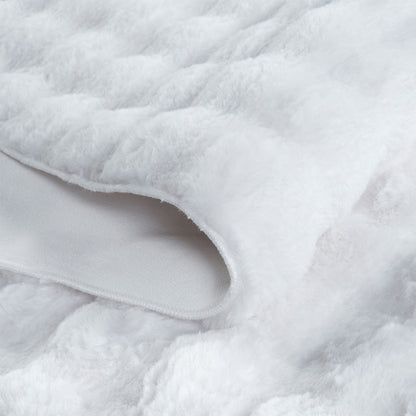 İPTAL Bubble Peluş Halı Antrasit (100x150 cm) - 80x150 cm - BEYAZ - 2