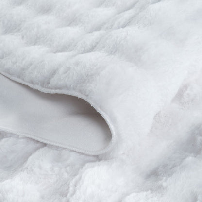 İPTAL Bubble Peluş Halı Antrasit (100x150 cm) - 80x200 cm - BEYAZ - 2