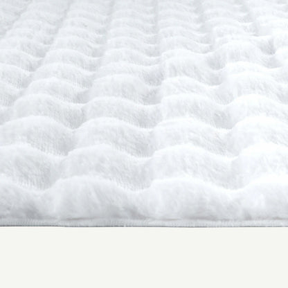 İPTAL Bubble Peluş Halı Antrasit (100x150 cm) - 100x200 - BEYAZ - 4