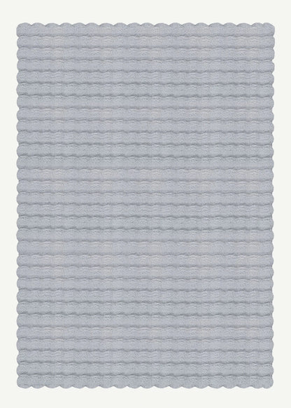 Bubble Peluş Halı Gri (100x300 cm)