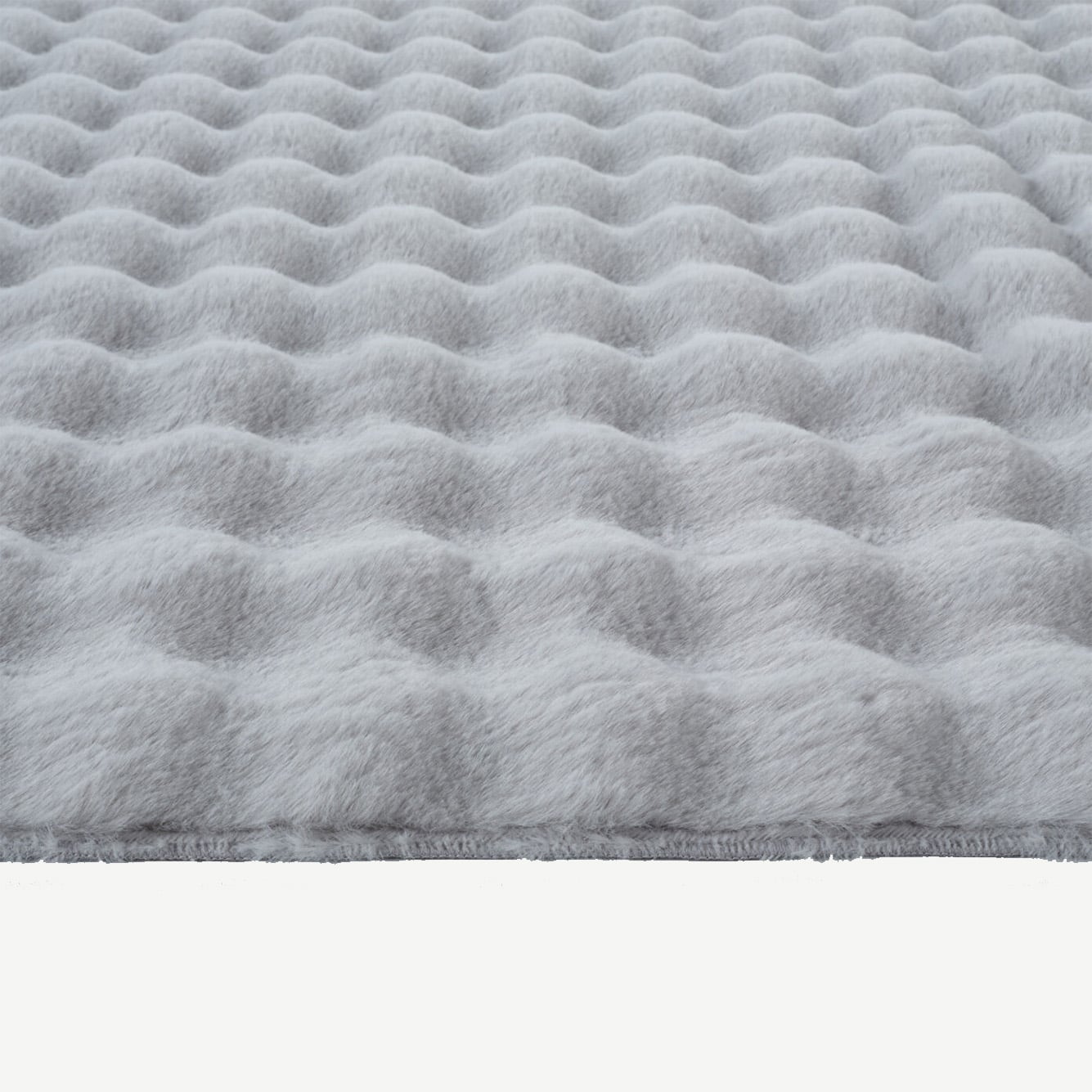 İPTAL Bubble Peluş Halı Antrasit (100x150 cm) - 100x300 cm - GRİ - 4