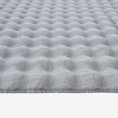 İPTAL Bubble Peluş Halı Antrasit (100x150 cm) - 100x300 cm - GRİ - 4
