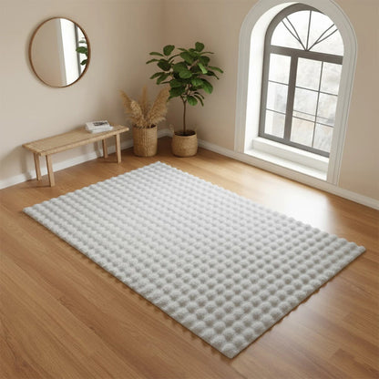 İPTAL Bubble Peluş Halı Antrasit (100x150 cm)