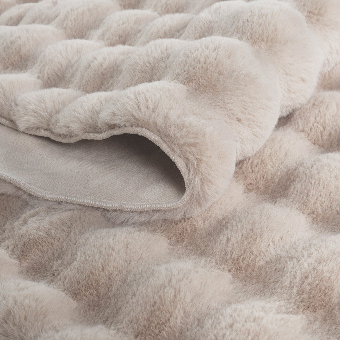 İPTAL Bubble Peluş Halı Antrasit (100x150 cm) - 100x300 cm - VİZON - 2