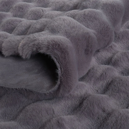 İPTAL Bubble Peluş Halı Antrasit (100x150 cm) - 50x80 cm - ANTRASİT - 2