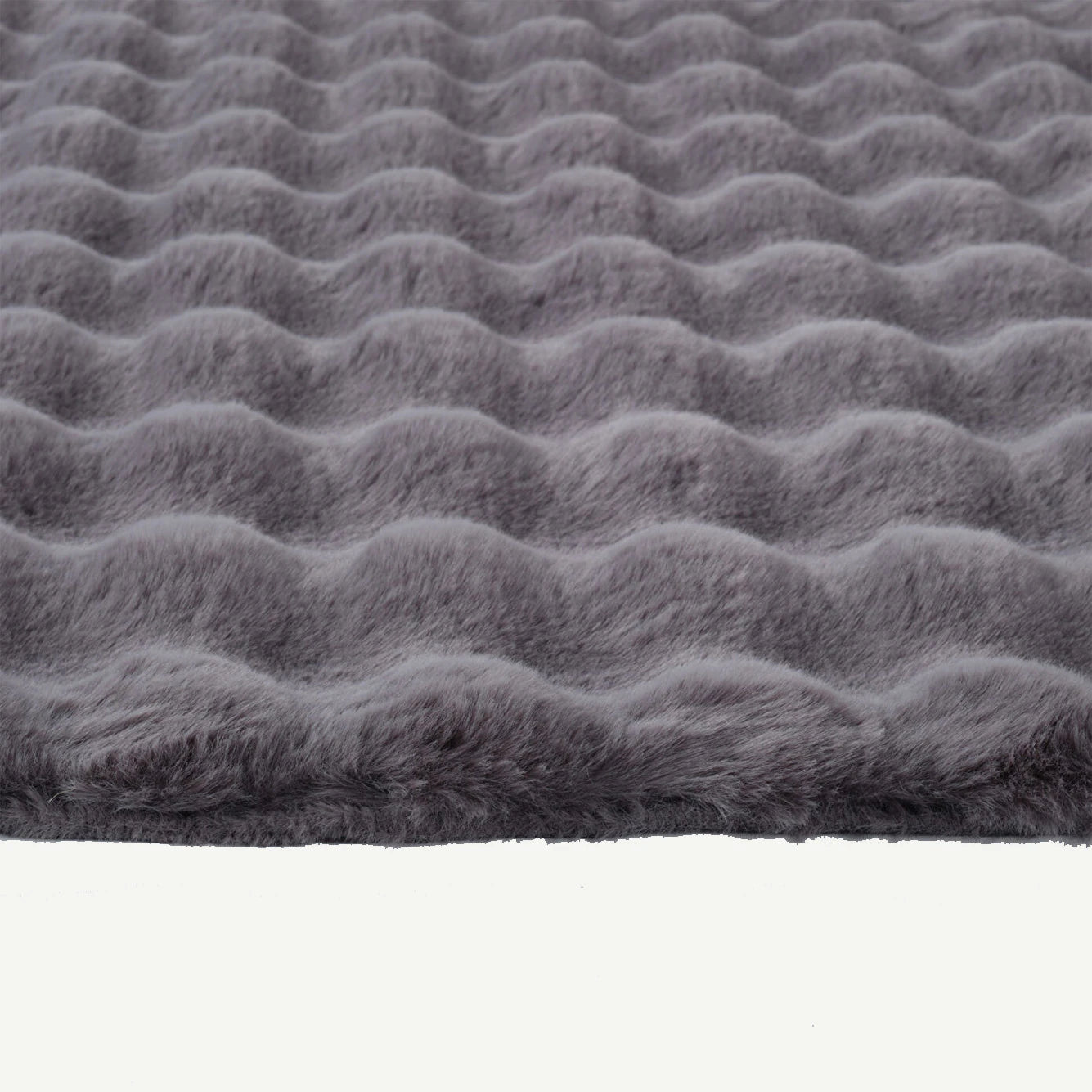 İPTAL Bubble Peluş Halı Antrasit (100x150 cm) - 50x80 cm - ANTRASİT - 4