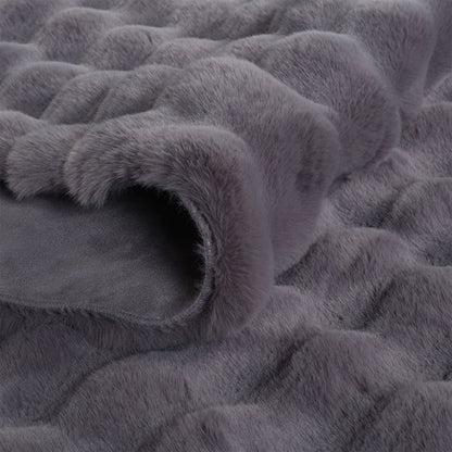 İPTAL Bubble Peluş Halı Antrasit (100x150 cm) - 80x200 cm - ANTRASİT - 2