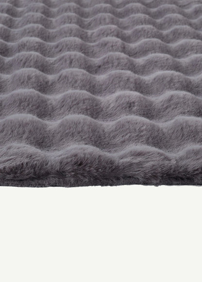 Bubble Peluş Halı Antrasit (100x300 cm)