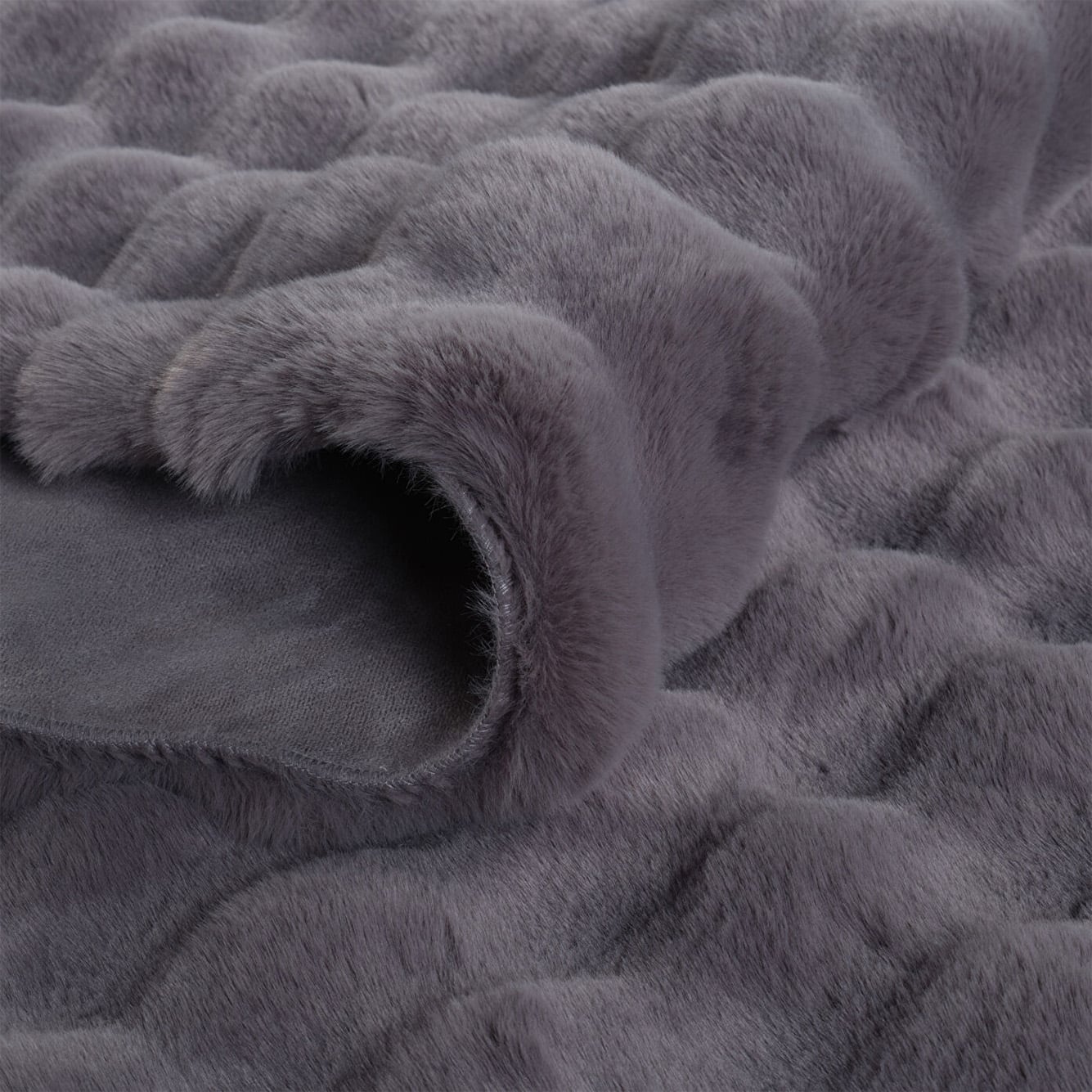 İPTAL Bubble Peluş Halı Antrasit (100x150 cm) - 160x230 cm - ANTRASİT - 2
