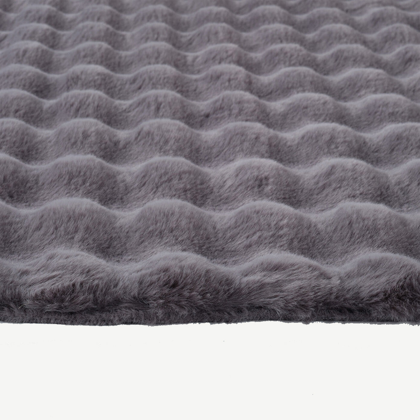 İPTAL Bubble Peluş Halı Antrasit (100x150 cm) - 160x230 cm - ANTRASİT - 4