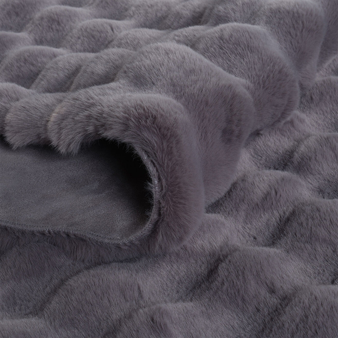 İPTAL Bubble Peluş Halı Antrasit (100x150 cm) - 200x290 cm - ANTRASİT - 2