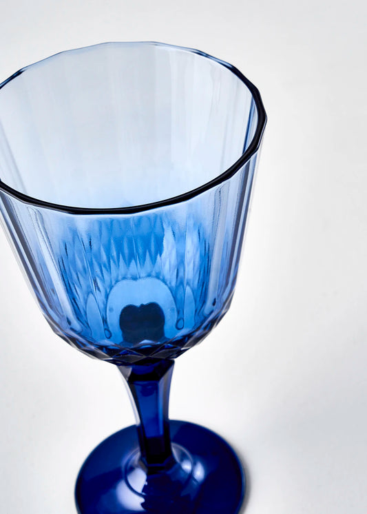 Colore Kesme Kadeh 2'li Mavi (310 cc) - 2