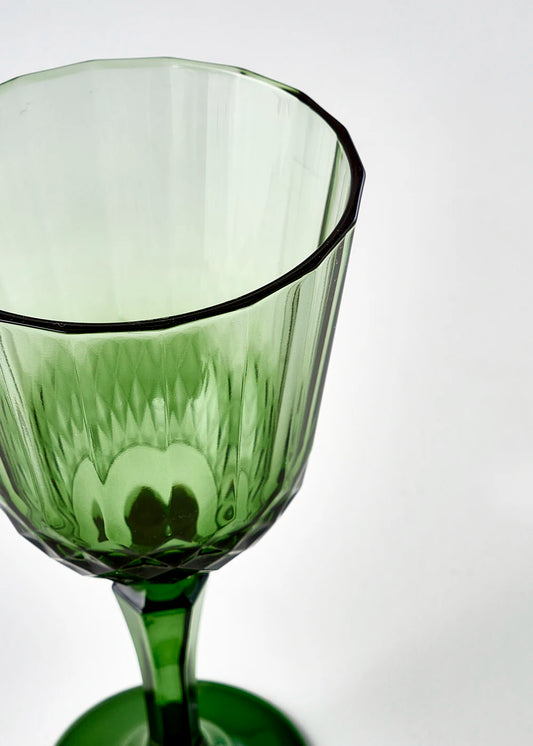 Colore Kesme Kadeh 2'li Yeşil (310 cc)