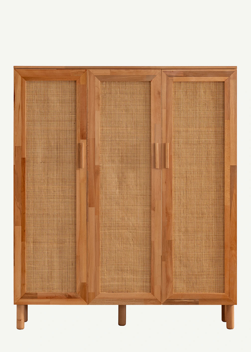 Seravin Üç Kapaklı Dolap Naturel (40x150x180 cm)