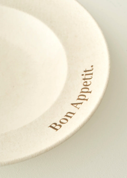 Bon Appetit Porselen Makarna Tabağı Krem (28 cm) - 2