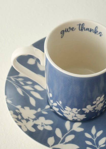 Thankful 6'lı Kahve Fincanı Seti Mavi (90 cc) - 5