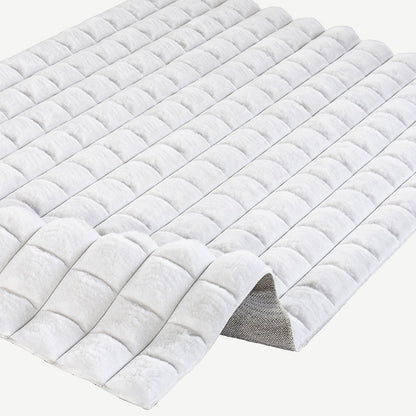 Cottele Peluş Halı Antrasit (100x200 cm) - 60x100 cm - BEYAZ - 2