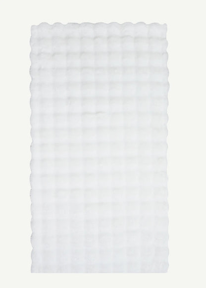 Bubble Peluş Halı Beyaz (80x120 cm)