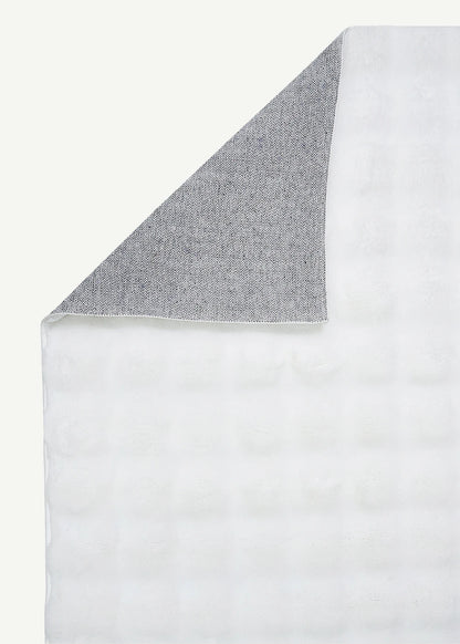 Bubble Peluş Halı Beyaz (80x120 cm)