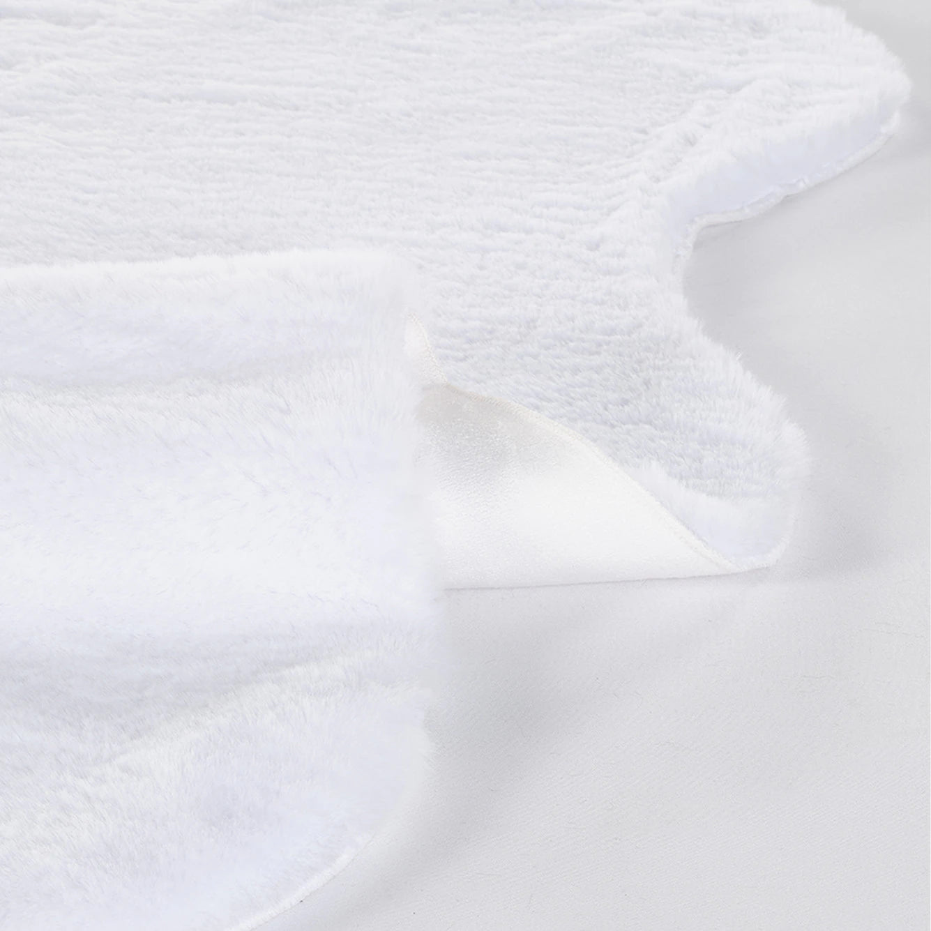 Cozy Peluş Halı Antrasit (100 yuvarlak cm) - 105x160 cm - BEYAZ - 2