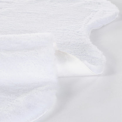 Cozy Peluş Halı Antrasit (100 yuvarlak cm) - 105x160 cm - BEYAZ - 2