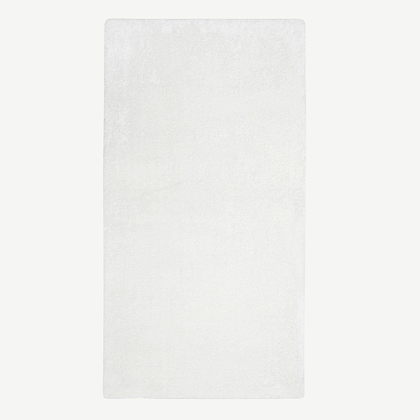 Fern Peluş Halı Antrasit (100 yuvarlak cm) - 120x180 cm - BEYAZ - 2