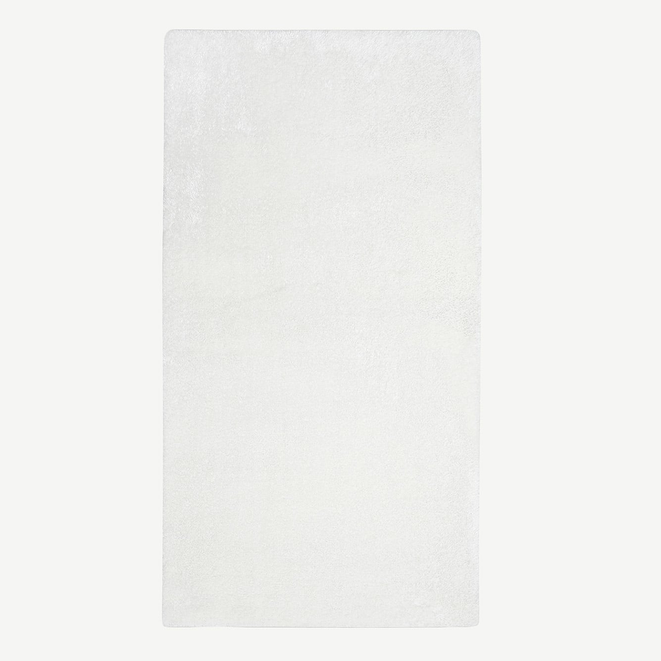 Fern Peluş Halı Antrasit (100 yuvarlak cm) - 185x280 cm - BEYAZ - 2