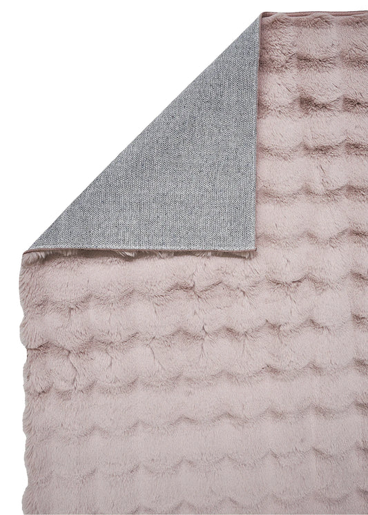 Bubble Peluş Halı Pudra (60x100 cm)