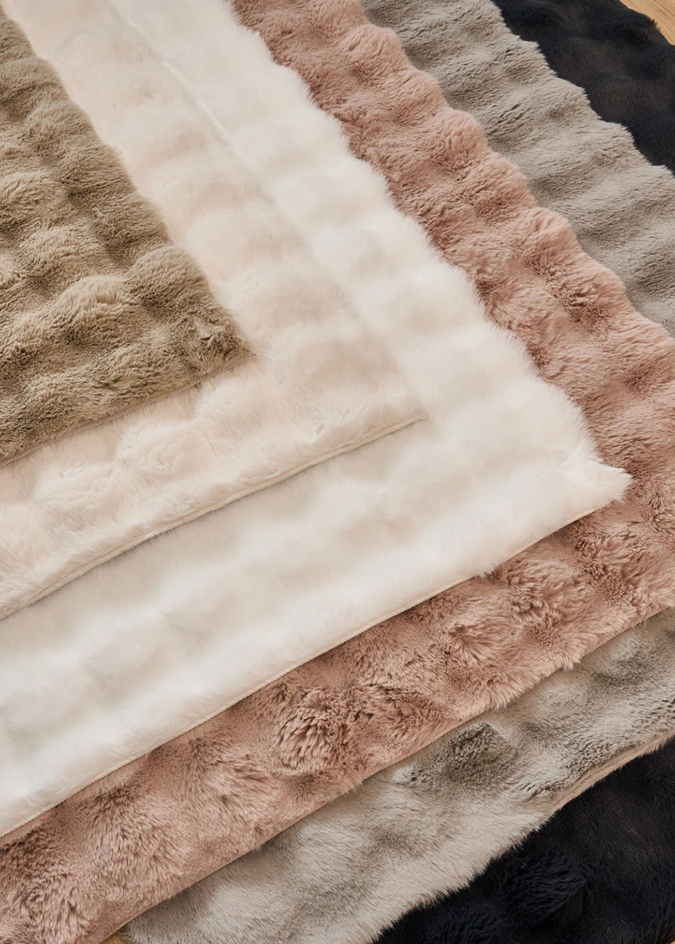 Bubble Peluş Halı Antrasit (100x150 cm) - 80x150 cm - PUDRA - 3