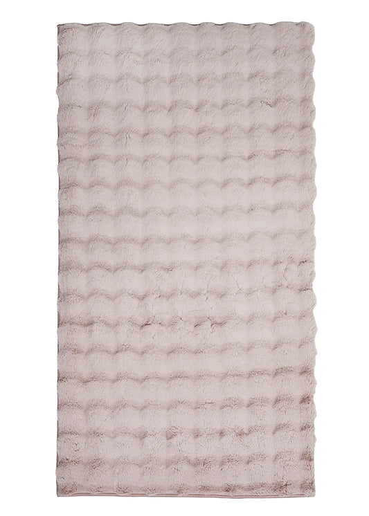 Bubble Peluş Halı Pudra (80x300 cm)