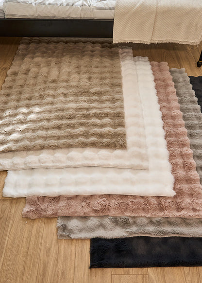 Bubble Peluş Halı Pudra (100x200 cm)
