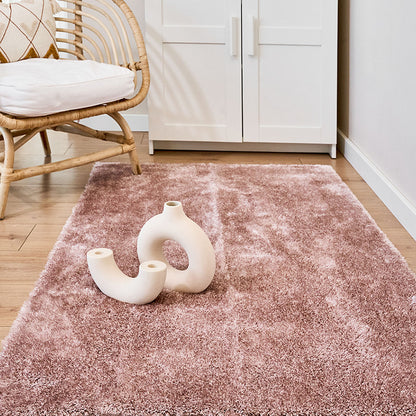 Fern Peluş Halı Antrasit (100 yuvarlak cm) - 120x180 cm - PUDRA - 2