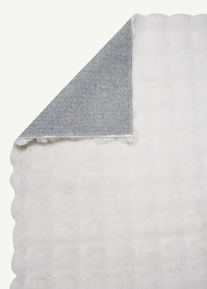 Bubble Peluş Halı Antrasit (100x150 cm) - 80x300 cm - KREM - 2