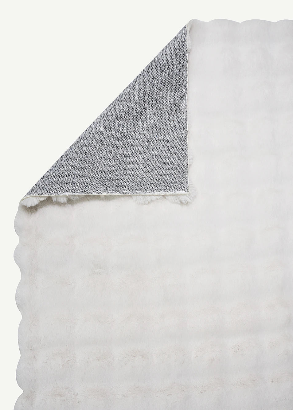 Bubble Peluş Halı Antrasit (100x150 cm) - 100x150 cm - KREM - 2